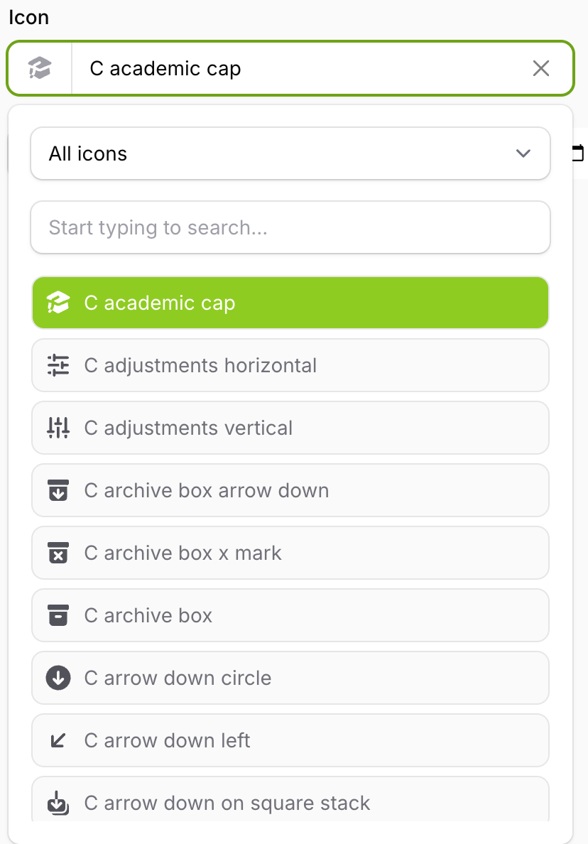 List view